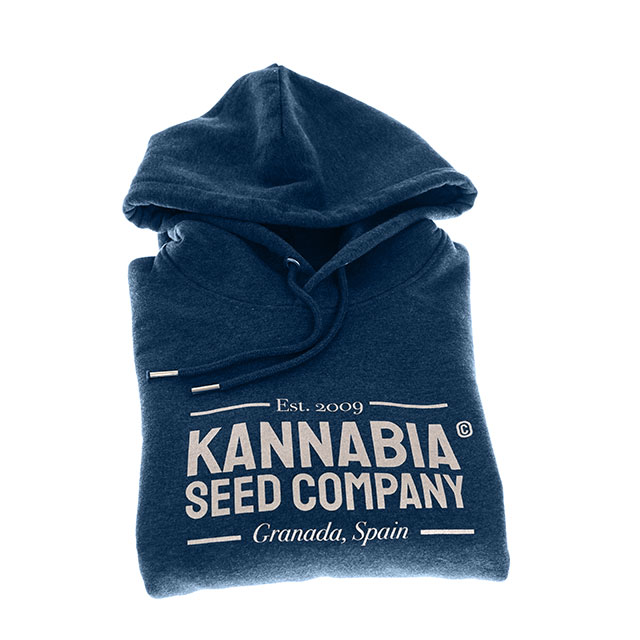 semilla de marihuana: Sudadera Premium Azul